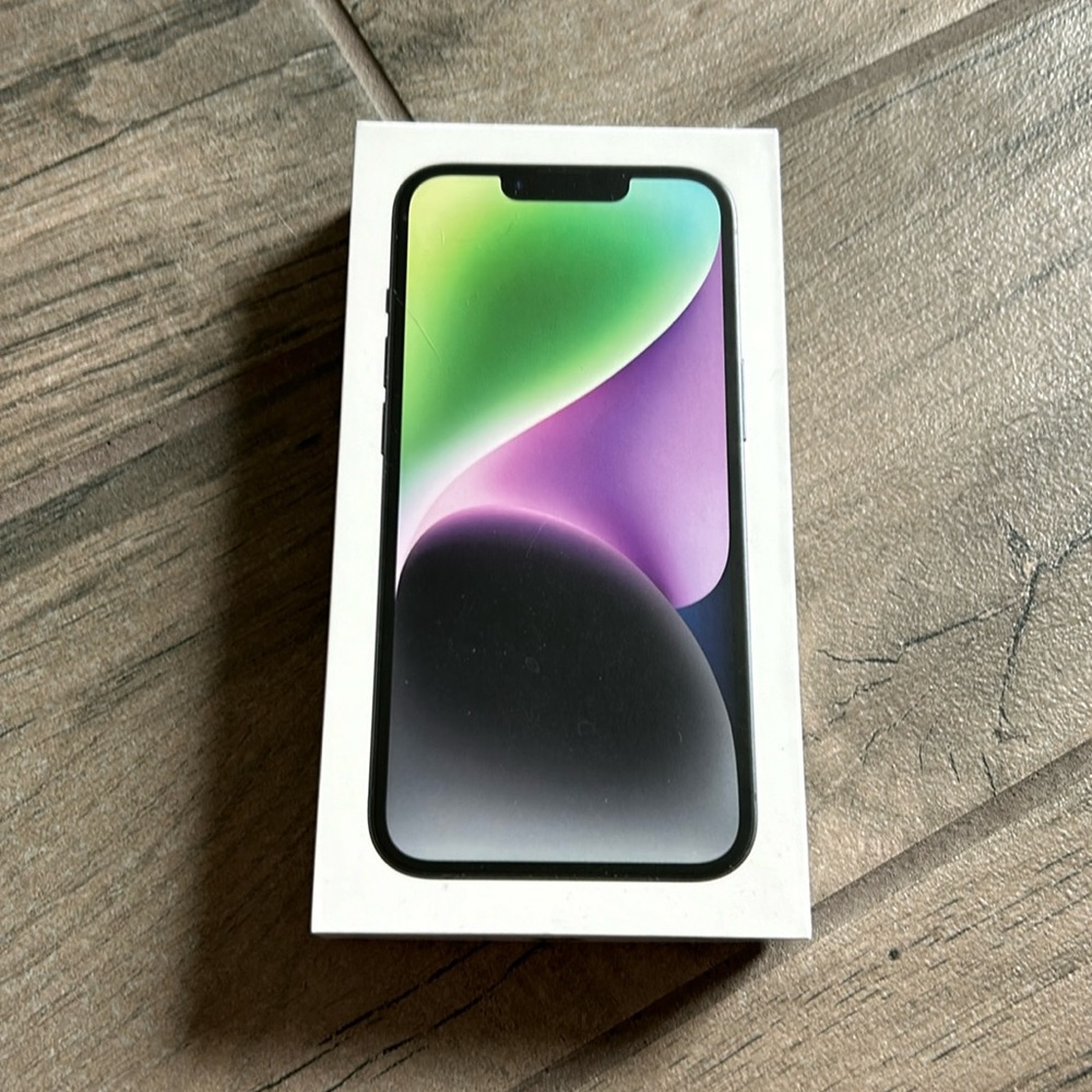 EMPTY iphone 14 box